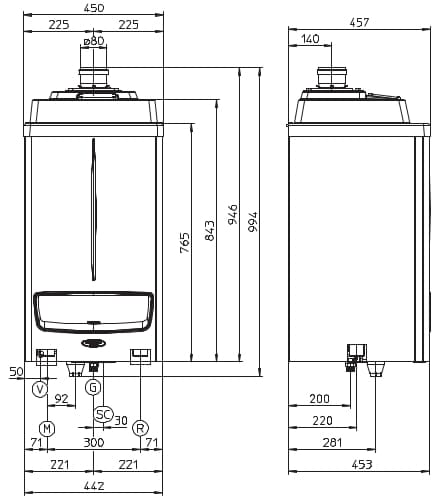 Схема котла Immergas Схема котла Immergas